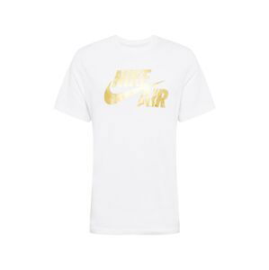 Nike Sportswear Tričko  zlatá / biela