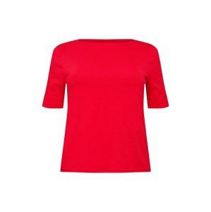 Lauren Ralph Lauren Plus Shirt  ohnivo červená