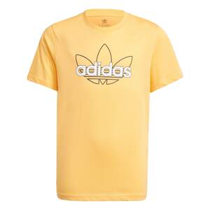 ADIDAS ORIGINALS Tričko  svetlooranžová / čierna / biela