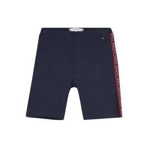 TOMMY HILFIGER Nohavice  biela / ohnivo červená / tmavomodrá