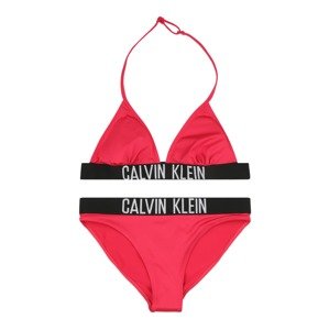 Calvin Klein Swimwear Bikiny  ružová / čierna / biela