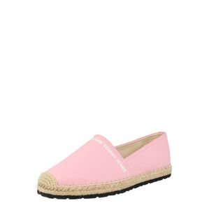 Tommy Jeans Espadrilky  svetloružová / biela