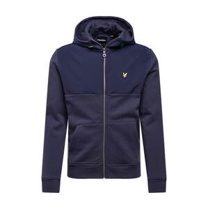 Lyle & Scott Tepláková bunda  námornícka modrá / žltá