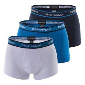 Emporio Armani Boxerky  biela / modrá / tmavomodrá