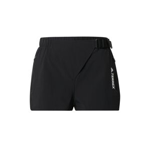 ADIDAS TERREX Outdoorové nohavice  čierna / biela