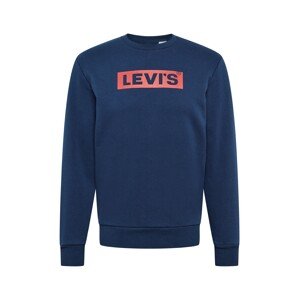 LEVI'S Mikina  tmavomodrá / svetločervená