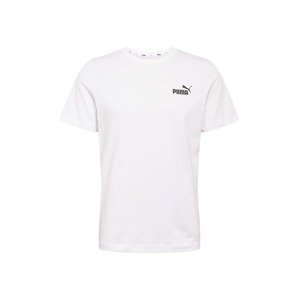 PUMA Funkčné tričko 'Essentials'  čierna / biela