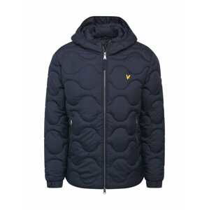 Lyle & Scott Prechodná bunda  tmavomodrá / žltá