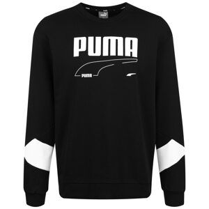 PUMA Mikina 'REBEL'  čierna / biela