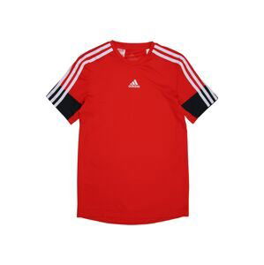 ADIDAS PERFORMANCE Funkčné tričko  červená / tmavomodrá / biela