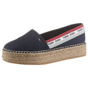 Tommy Jeans Espadrilky  námornícka modrá / biela / červená