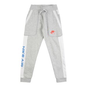 Nike Sportswear Nohavice  sivá / biela / modrá / červená