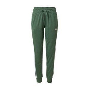 ADIDAS PERFORMANCE Športové nohavice  zelená melírovaná / biela