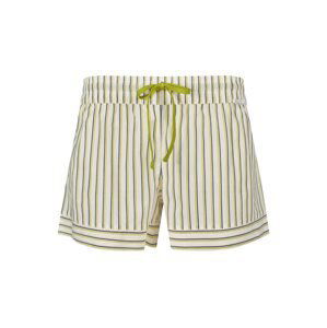 Skiny Pyžamové nohavice  sivá / zelená / biela