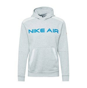 Nike Sportswear Mikina  biela / nebesky modrá / sivá