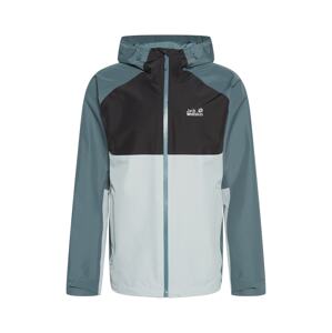 JACK WOLFSKIN Outdoorová bunda 'Mount Isa'  sivá / svetlosivá / tmavosivá