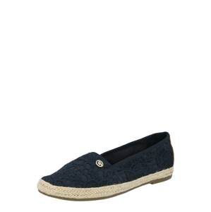 TOM TAILOR Espadrilky  námornícka modrá / béžová