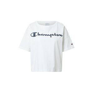 Champion Authentic Athletic Apparel Tričko  biela / tmavomodrá