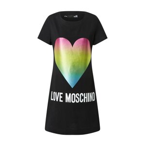 Love Moschino Šaty  čierna / zmiešané farby