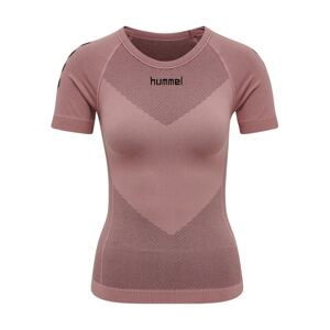 Hummel Funkčné tričko 'First Seamless'  staroružová / čierna