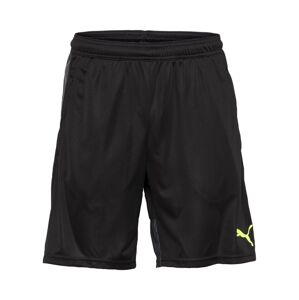 PUMA Sportshorts  čierna / neónovo žltá