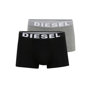 DIESEL Boxerky 'UMBX-DAMIEN'  čierna / sivá melírovaná / biela