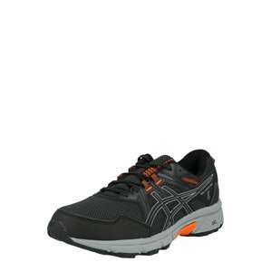 ASICS Bežecká obuv 'Gel-Venture 8'  čierna / sivá / oranžová