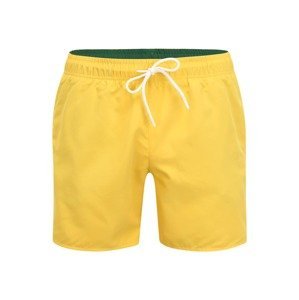 LACOSTE Plavecké šortky  žltá / zelená / biela