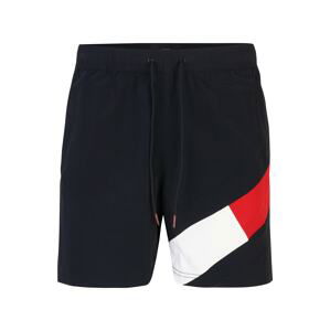 Tommy Hilfiger Underwear Plavecké šortky  námornícka modrá / červená / biela