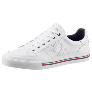 TOMMY HILFIGER Sneaker  biela / tmavomodrá / melónová