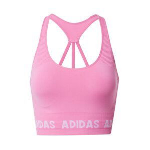 ADIDAS PERFORMANCE Športová podprsenka  svetloružová / biela