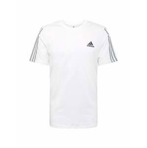 ADIDAS PERFORMANCE Funkčné tričko  biela / sivá / čierna