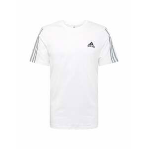 ADIDAS PERFORMANCE Funkčné tričko  biela / sivá / čierna