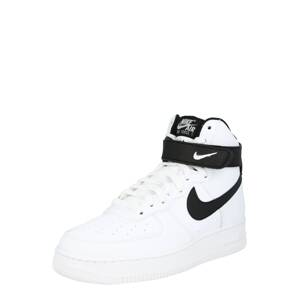 Nike Sportswear Členkové tenisky 'Nike Air Force 1 '07'  biela / čierna