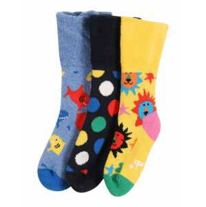 Happy Socks Ponožky  dymovo modrá / tmavomodrá / žltá / červená / svetlozelená