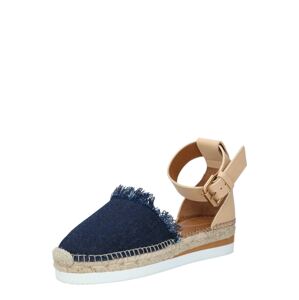 See by Chloé Espadrilky 'Glyn'  modrá denim / béžová