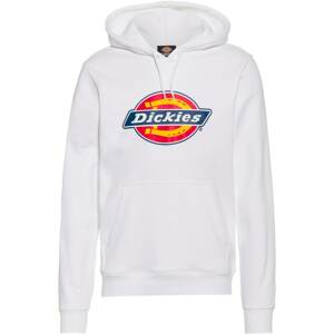 DICKIES Mikina 'Icon Logo'  biela / tmavožltá / červená / tmavomodrá