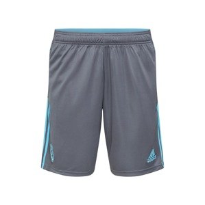 ADIDAS PERFORMANCE Športové nohavice  sivá / tyrkysová