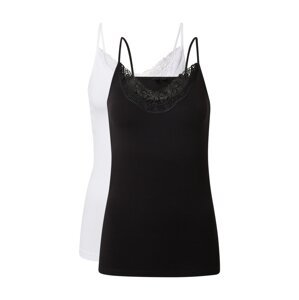 Vero Moda Tall Top 'Inge'  čierna / biela