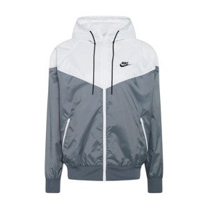 Nike Sportswear Prechodná bunda  kamenná / čierna / biela