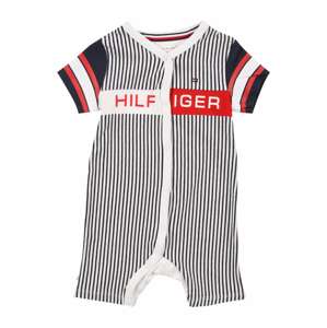 TOMMY HILFIGER Overal  biela / námornícka modrá / červená