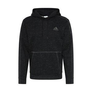 ADIDAS PERFORMANCE Športová mikina  čierna melírovaná / sivá