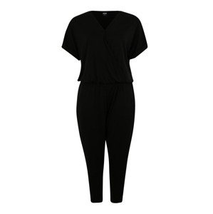 Urban Classics Curvy Overal 'Ladies Modal Jumpsuit'  čierna