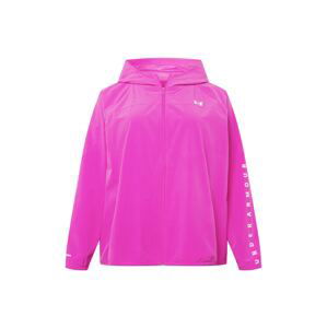 UNDER ARMOUR Športová bunda  fuksia / biela