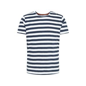 JACK & JONES T-Shirt  námornícka modrá / biela