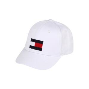 TOMMY HILFIGER Čiapka  biela / tmavomodrá / červená