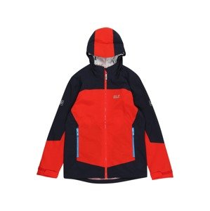 JACK WOLFSKIN Outdoorová bunda 'ROPI'  červená / tmavomodrá