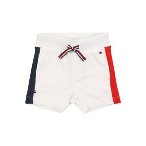 TOMMY HILFIGER Nohavice  biela / námornícka modrá / ohnivo červená