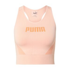 PUMA Športová podprsenka  marhuľová / pastelovo oranžová