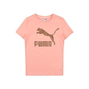 PUMA Tričko  zlatá / staroružová